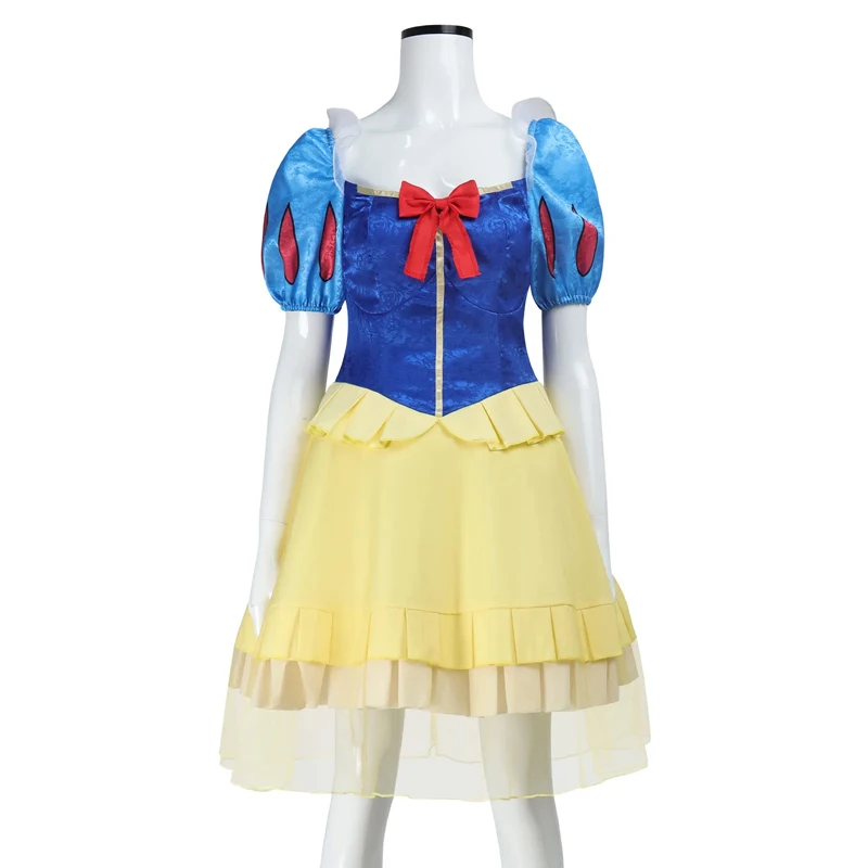 

Женская одежда для взрослых, карнавальный костюм на Хэллоуин для взрослых, косплей, платье принцессы Белоснежки с героями мультфильмов, платье принцессы для девочек