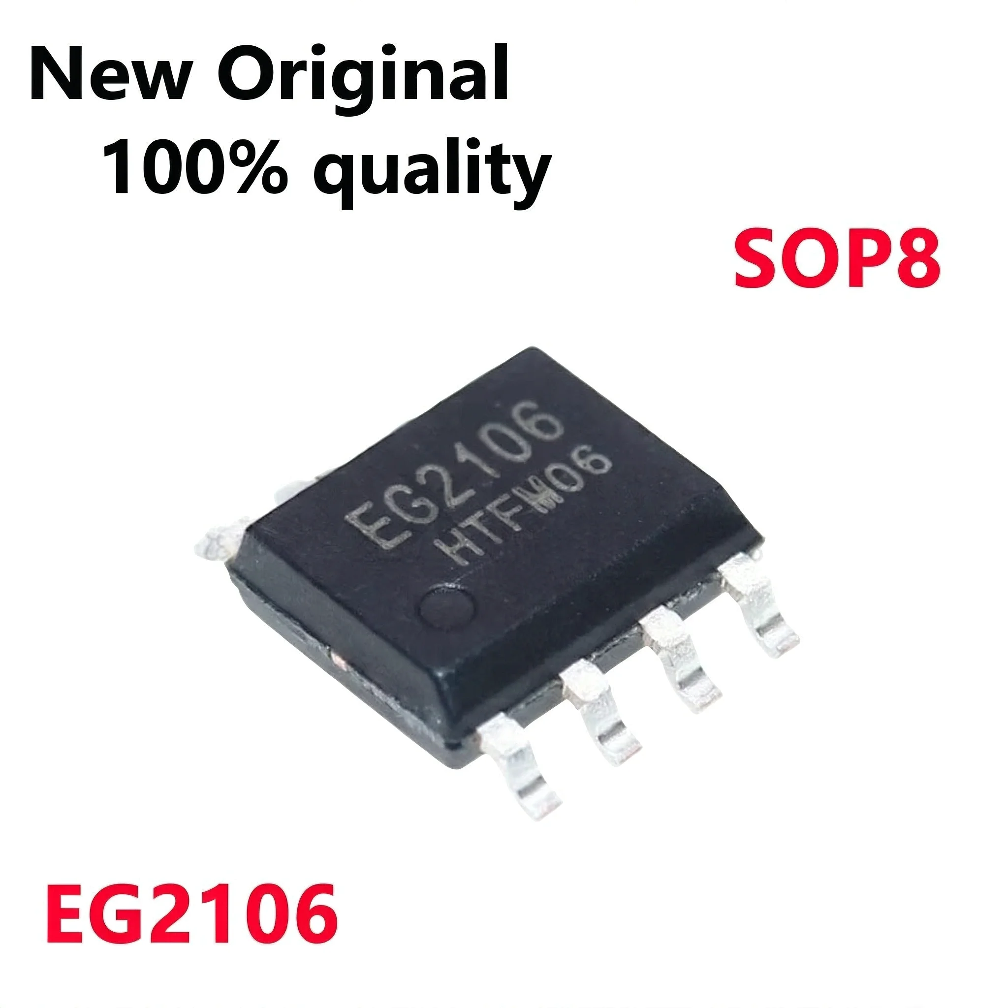 10-100/PCS New Original The EG2106 SOP8 is compatible with the IR2106S and IR2101S high-power MOSFET gate driver cores In Stock