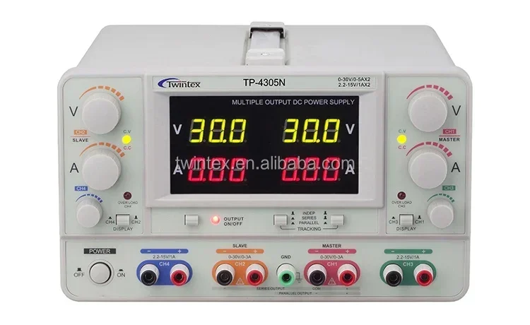 2026/Twintex TP-2305N Laboratory DC Regulated 30V 5A Adjustable Multiple Output Linear Power Supply