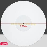 U13B 12 Inch 3MM Acrylic Record Pad Anti-static for LP Vinyl Mat Slipmat for Turntabl