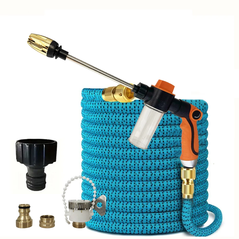 

Best Seller Expandable Garden Hose Flexible Car Wash Hose Water Gun Hose Garden Sprayer Gardening Watering Hose Irrigation Tools