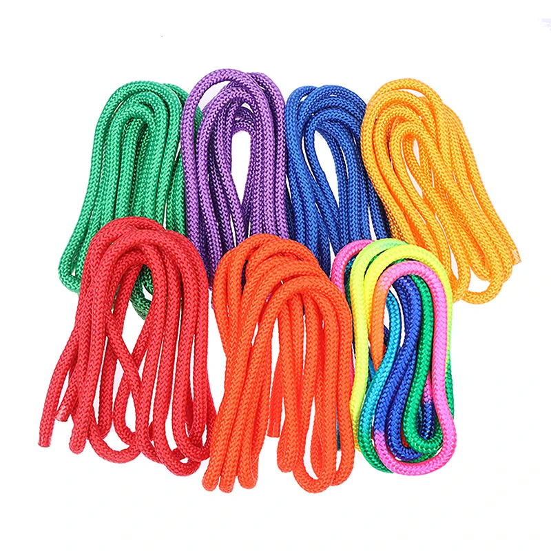 Gymnastics Arts Rope Jumping Rope Exercise Fitness Rainbow Color Sports Training Rope Rhythmic Gymnastics Rope Sport Tool