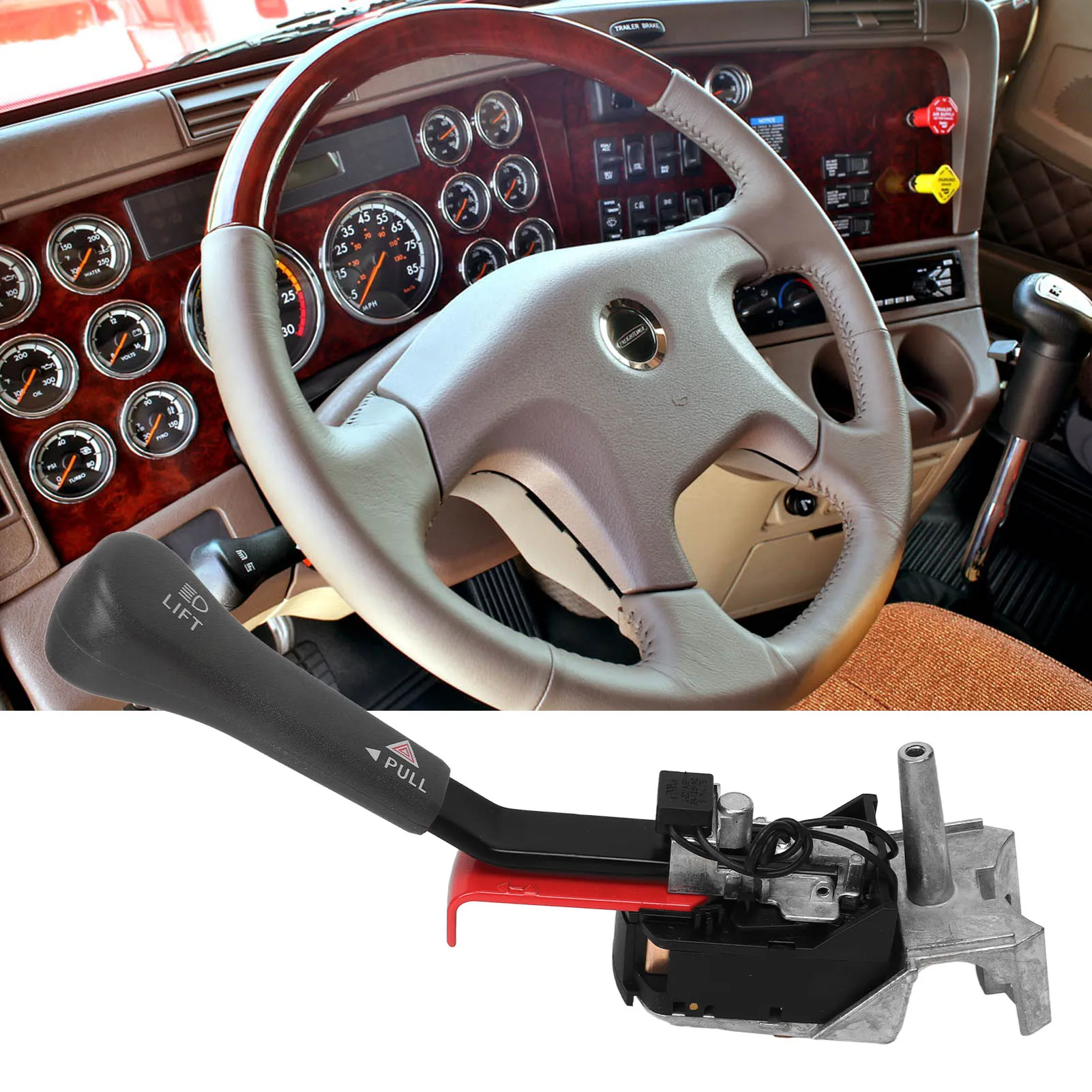 

Turn Switch A1413495000 Turning Lamp Switch Replacement for Freightliner Century Class Columbia Turn Switch