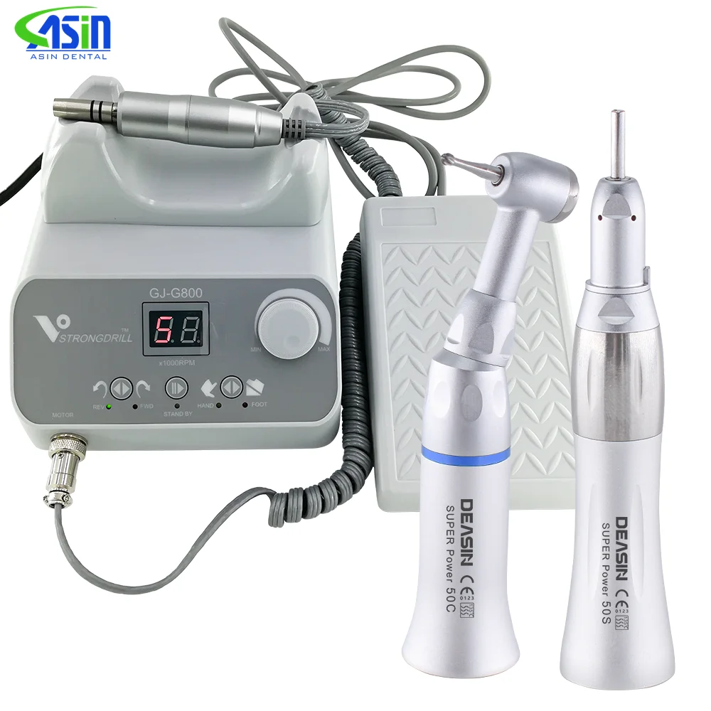Dental Brushless Aluminium Shell Micromotor Polishing E-TYPE 50,000 RPM with lab handpiece dental micro motor Dentist Equipment