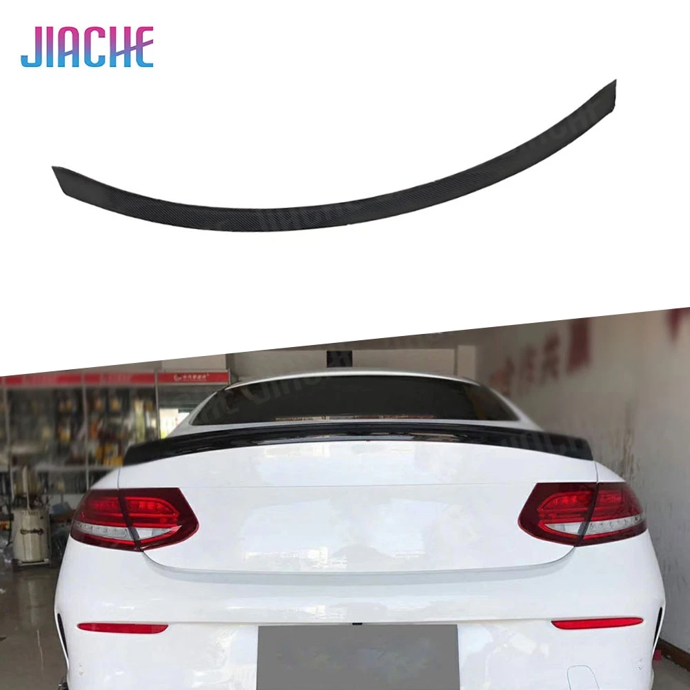 

Carbon Fiber Car Rear Trunk Spoiler Wing For Mercedes Benz C Class C205 2 Door Coupe W205 4 Door sedan 2014-2022 Accessories