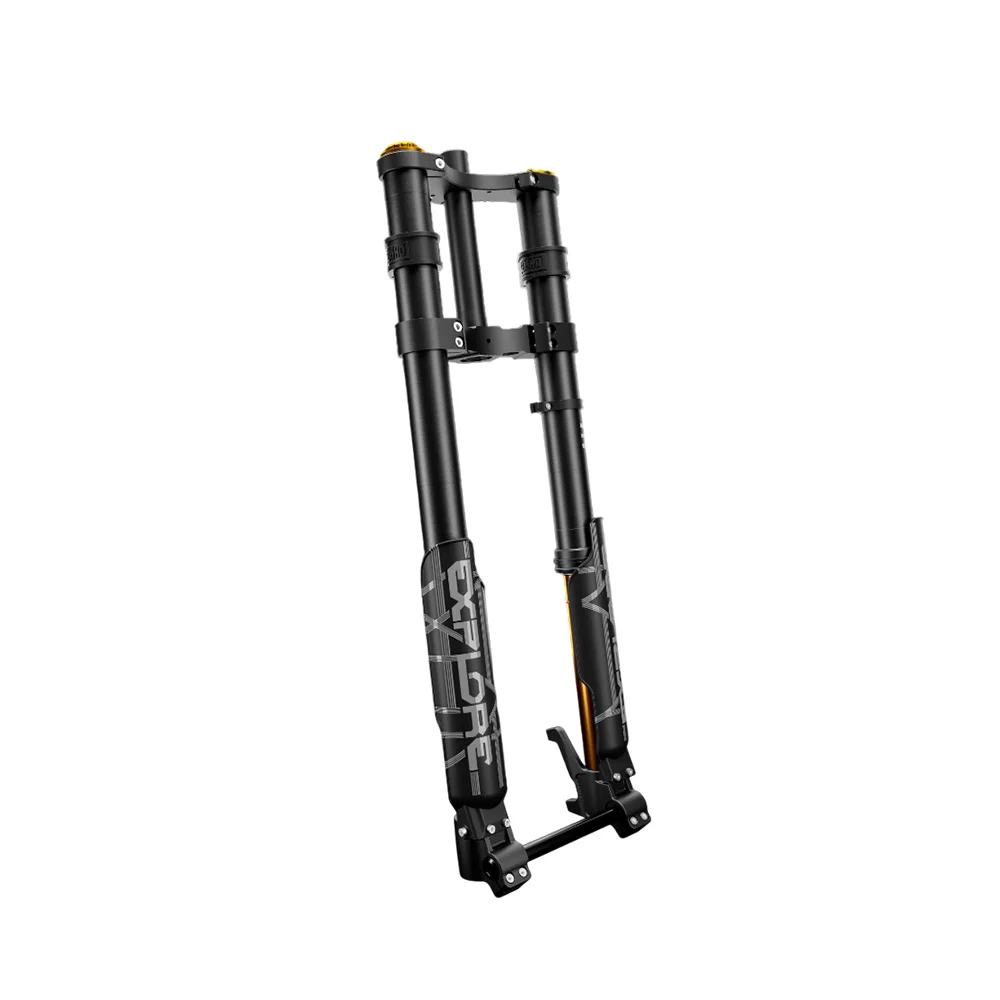 

Air Spring Aluminum 20" 24" 26" 27.5" 29" Double Crown Shoulder Bicycle Front Suspension Bike Fork for Mountain Bikes