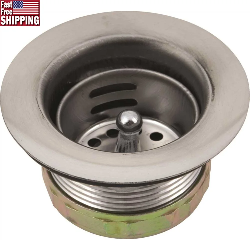 

Высококачественный хромированный стержень для ванны для стирки, сито для раковины, прочный, простой в использовании корзина из нержавеющей стали, подходит для сливов 2,5 дюйма, экономия стоимости