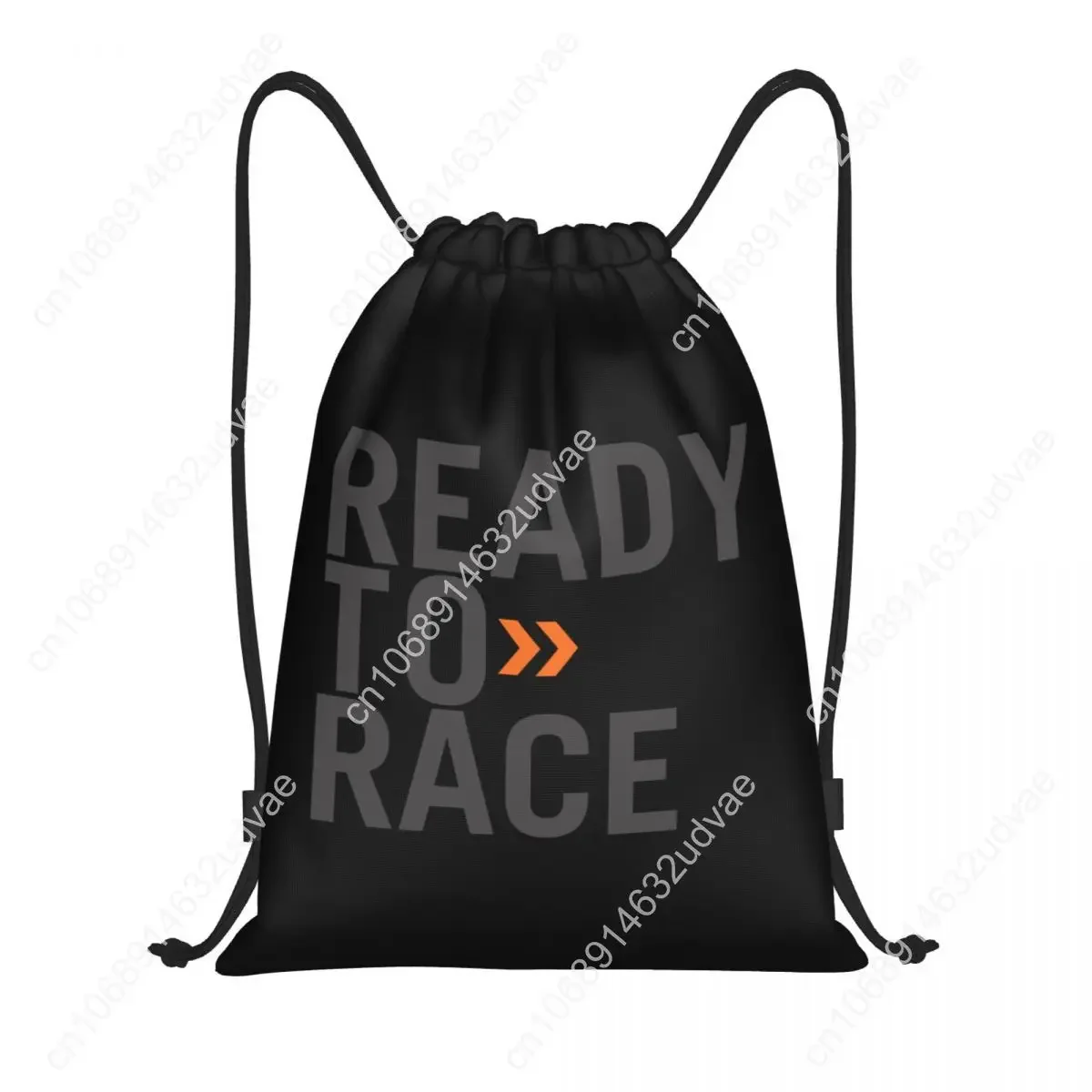 Custom Ready to Run Drawstring Bag for Women Men Lightweight Storage Backpack for Motorcycle Running Sport