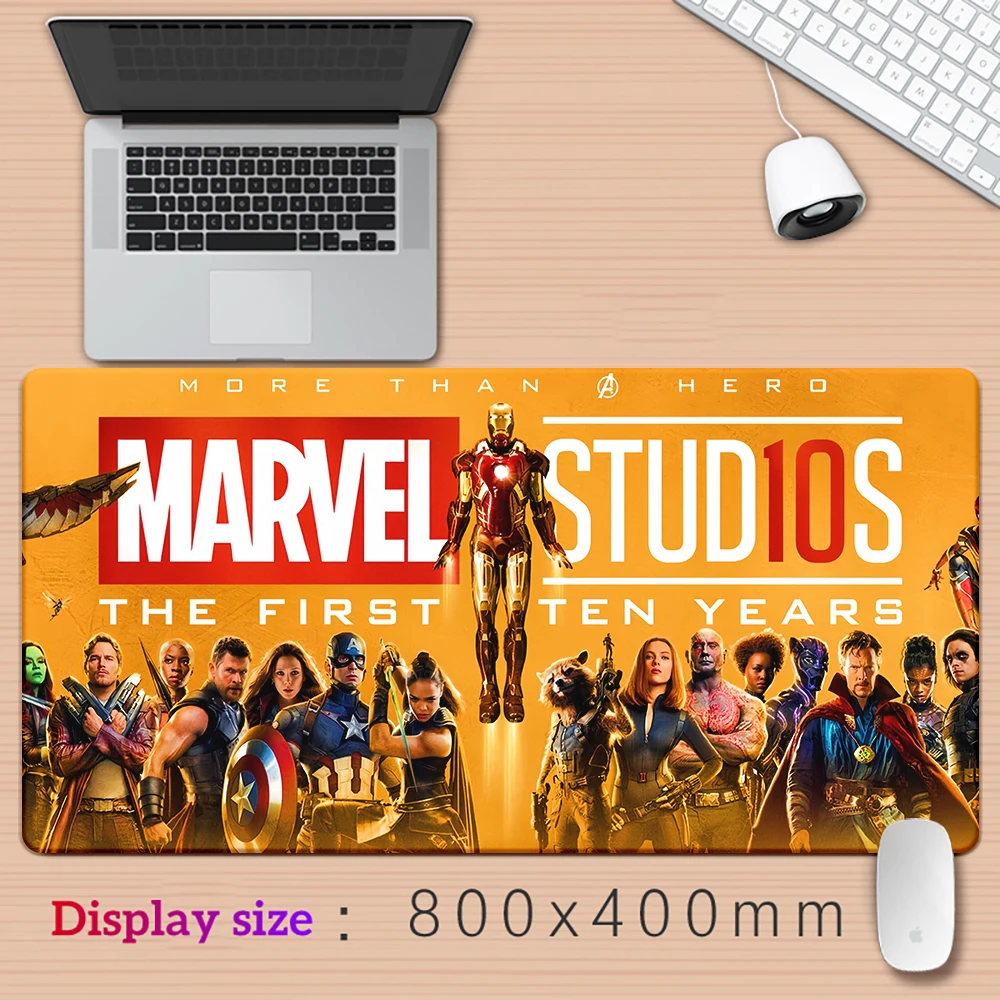 Large Mousepad XXL Marvel Mouse Pad Keyboard Gaming Accessories Mouse Mats Game Office Computer PC Game Laptop Desk， placemat