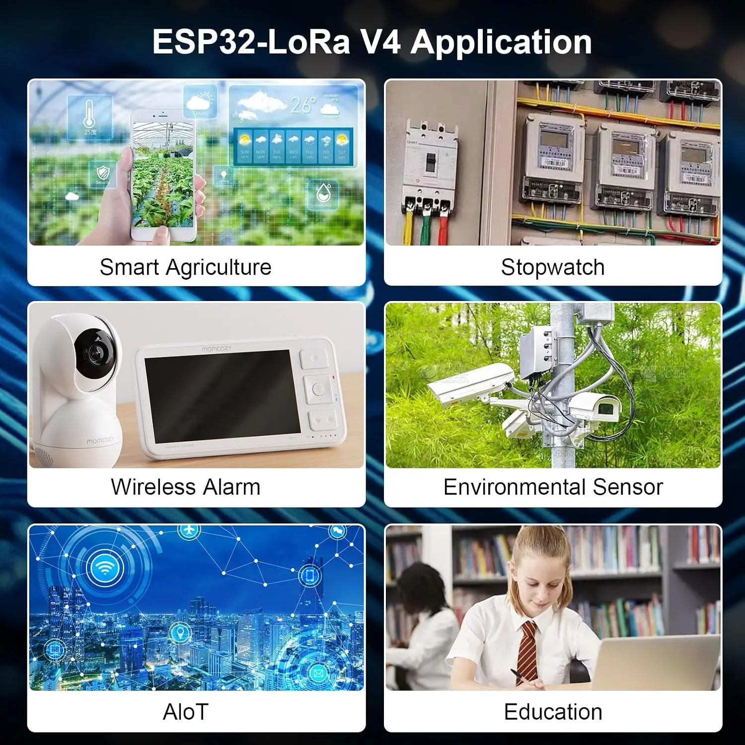ESP32 LoRa V4 Development Board WiFi BT Module GPS 0.96″ OLED Display SX1262 ESP32-S3R2 MCU 16M Flash For Arduino IoT Meshtastic