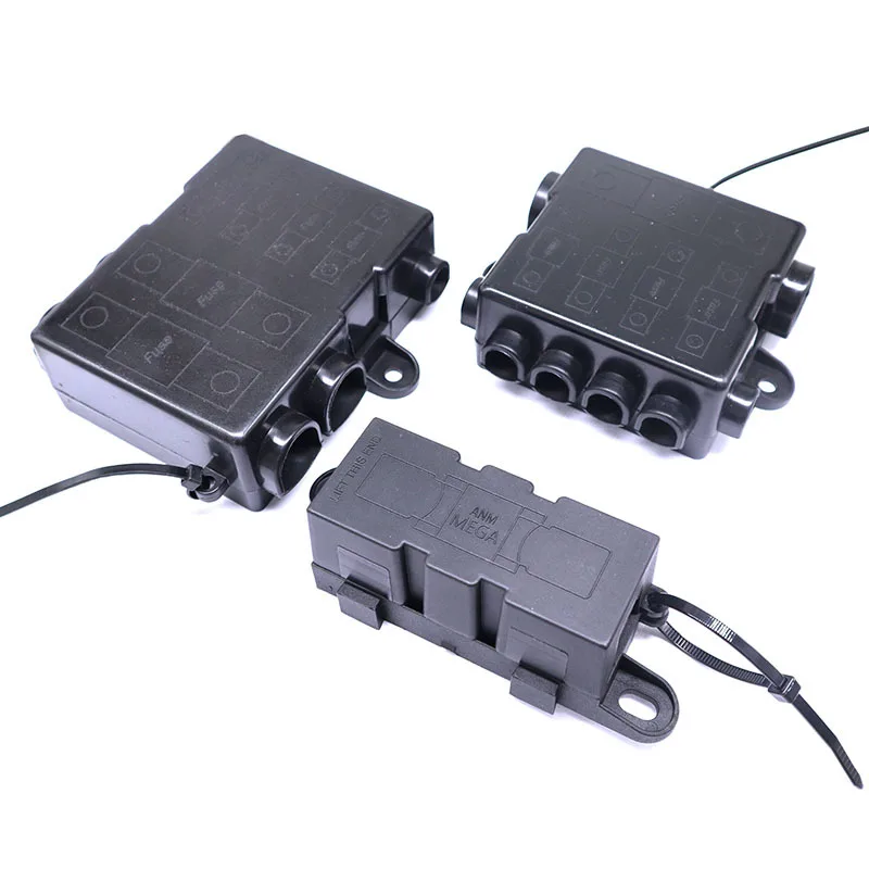 

MEGA Auto ANM Болтовый держатель предохранителя Блок предохранителей с плоским лезвием Распределение мощности Шина для сильноточных транспортных средств Автомобиль RV Грузовик EV