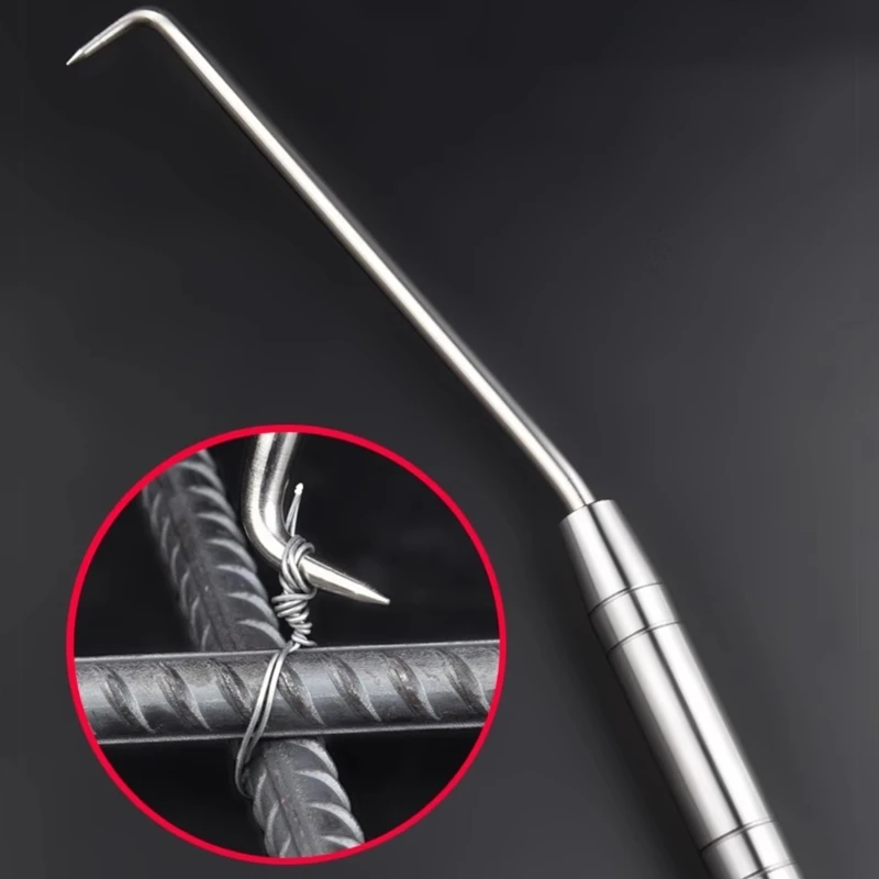 คอนกรีต Tie ลวด Twiste สำหรับผูกเหล็กผูกตะขอเหล็กเครื่องมือ Dropship