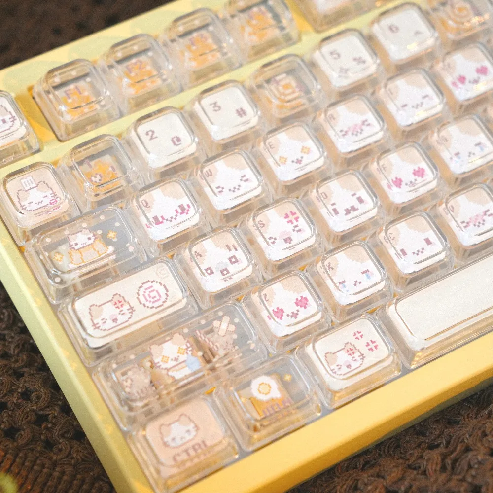 MAIMOOO Keycap Pixel Xiaomi Cute Series XDA High UV Technology PC Material Mechanical Keyboard Keycap
