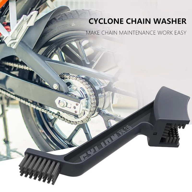 Motorcycle Chain Cleaning Brush Tools Plastic Oil Seal Chain Washer Maintenance Tool Scooter Electric Motorcycle Accessories