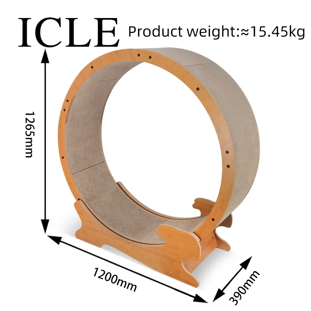 Picture 4: Cat Running Wheel Cat Replacement Board Wheel Exercise Pet Treadmill Walking Training Machine for Cats Slient Storage