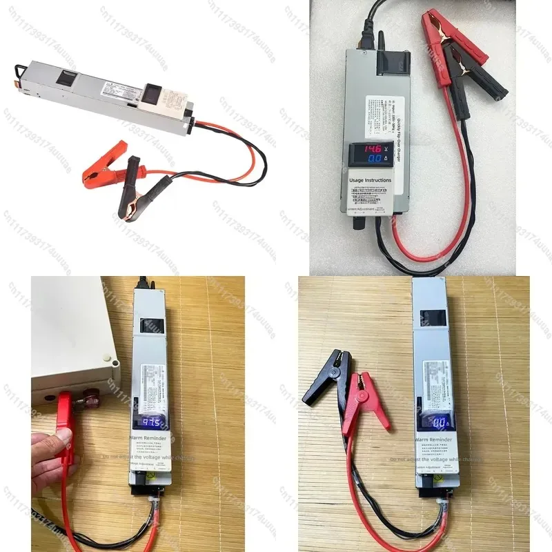 14.6V 50A 60A Adjustable Li-ion Battery Charger for Car Auto Programming Voltage Regulator for RV Camper Motorhome