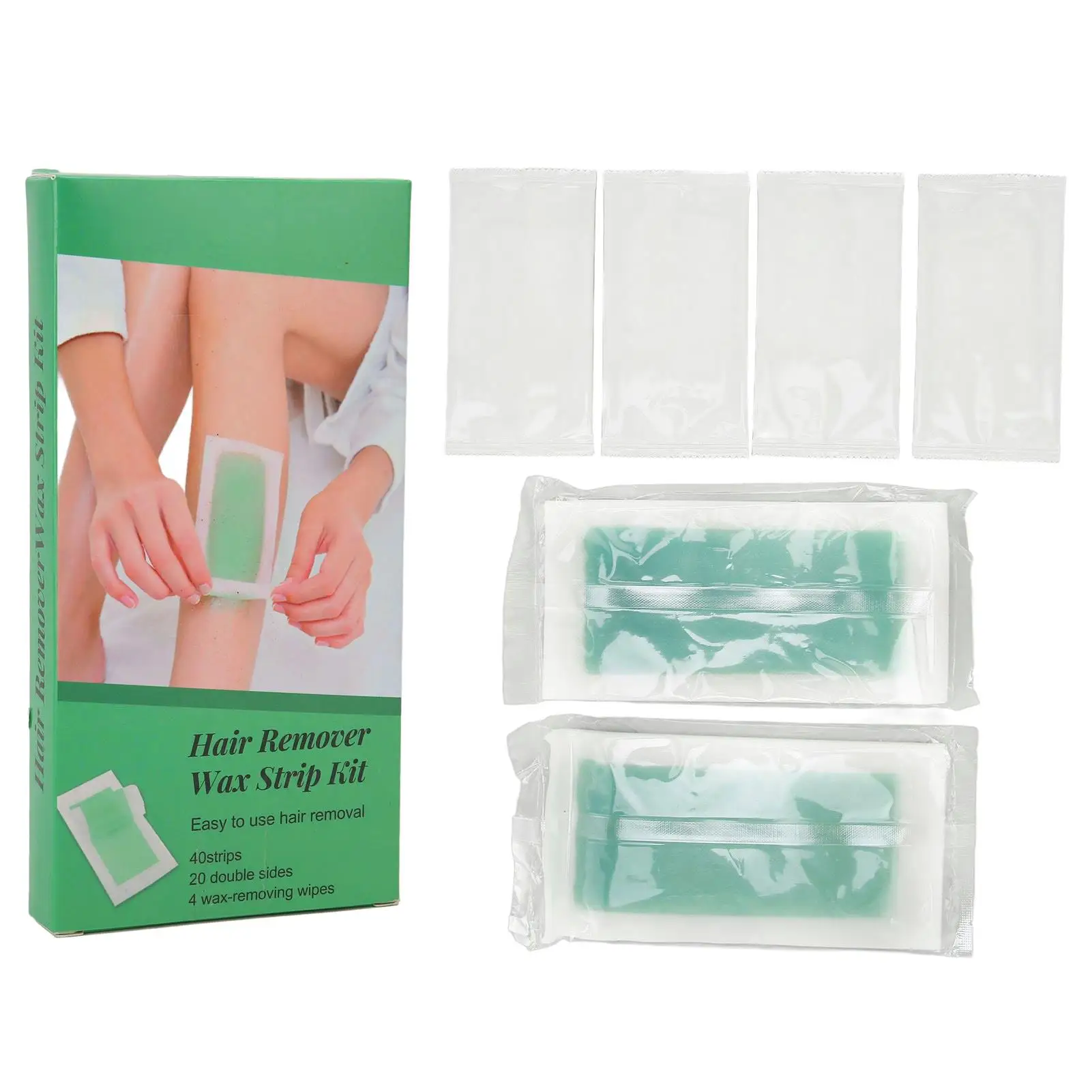 Portable Body Wax Strip for Gentle Hair Removal - for leg , Armpit, Lip Hair