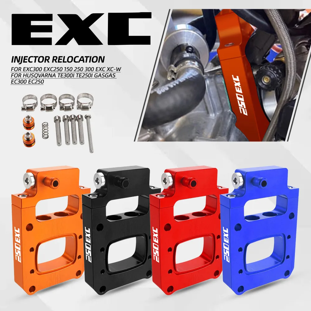 For EXC300 EXC250 150 250 300 EXC XC-W TPI Six days TPI Injector Relocation Block For Husqvarna TE300i TE250i GasGas EC300 EC250