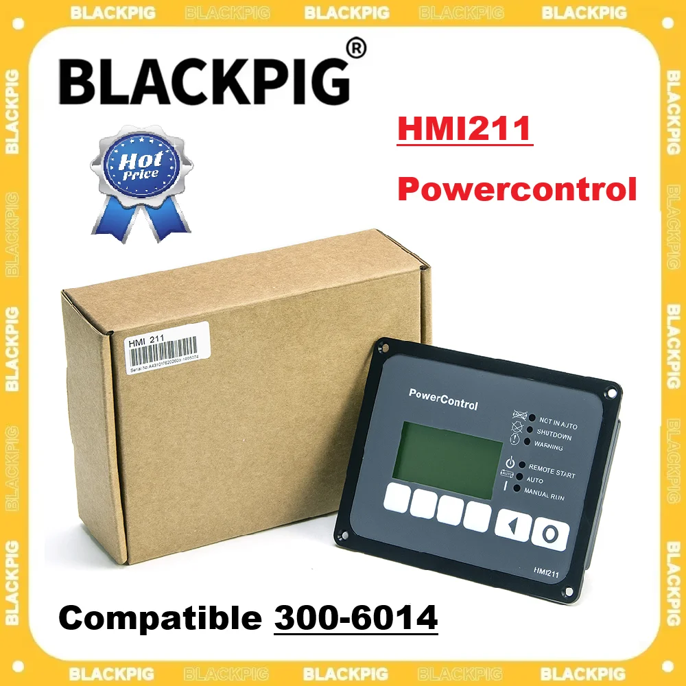 China Made HMI211 Powercontrol Generator Controller Compatible For Cummin PowerCommand Control Panel PCC1301 Parts NO.300-6014