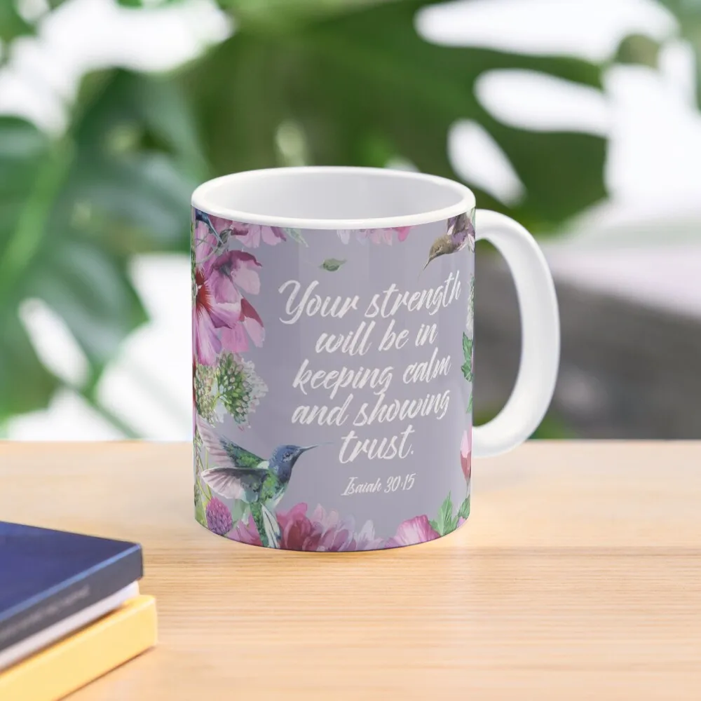 2021 Yeartext Hummingbirds And Flowers  Mug Drinkware Gifts Simple Printed Handle Round Tea Photo Cup Design Image Picture