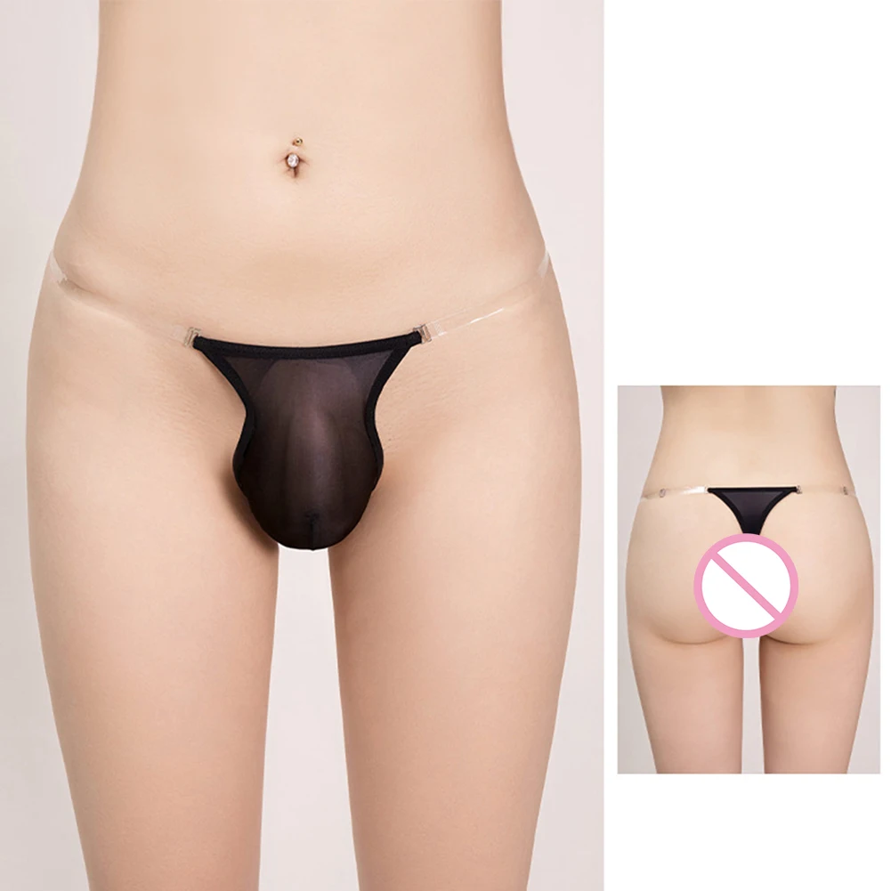 Hot Sale Fashion High Quality Brand New Mens Briefs Underwear Oil Shiny Panties Glossy Knickers Low Rise See Through