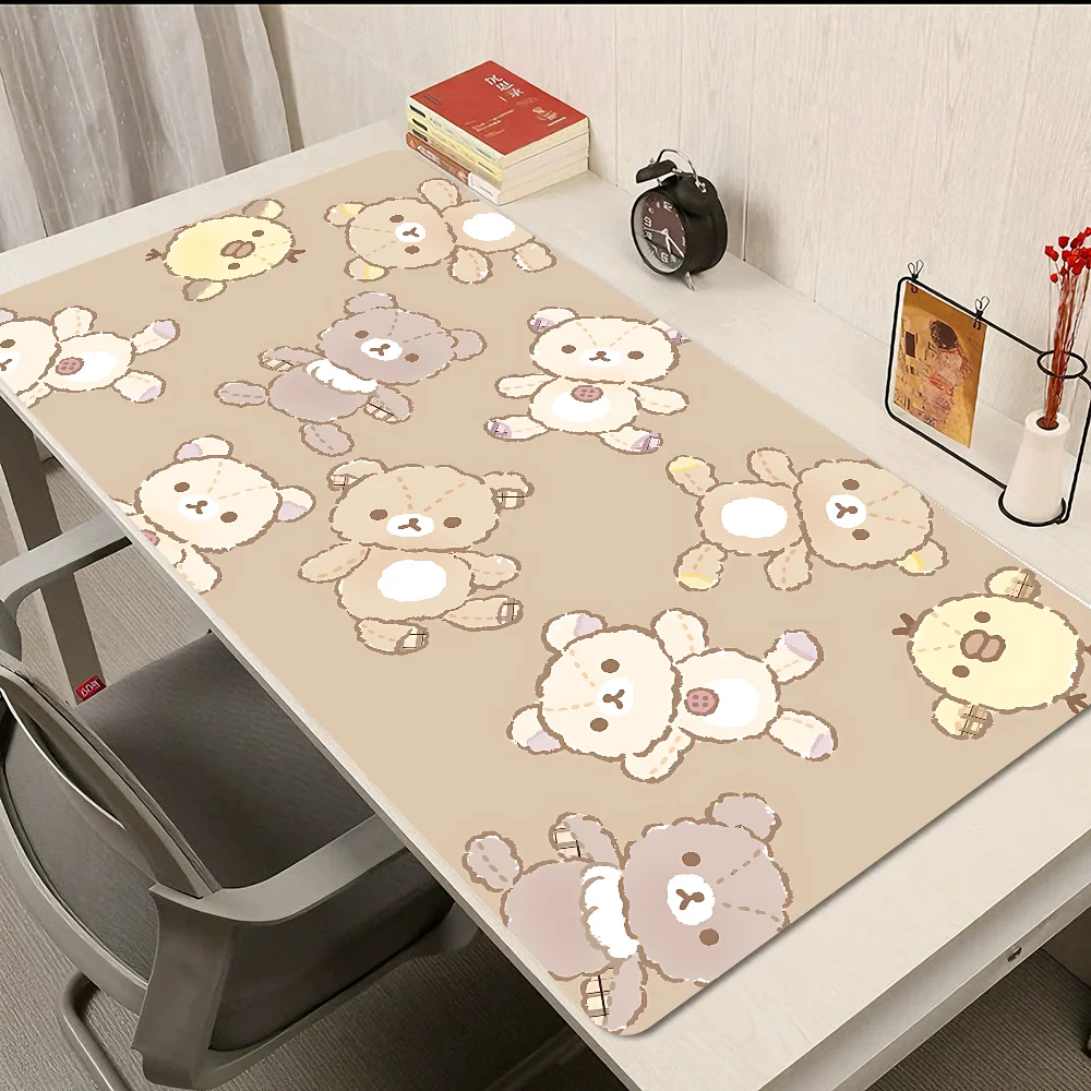 Japan SAN-X Rilakkuma Cute Mousepad New Arrivals Large Gaming Mousepad L XL XXL Gamer Mouse Pad Size For Keyboards Mat