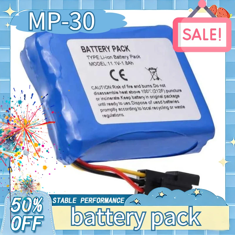

Medcaptain MP30 Rechargeable Li-lon Polymer Battery 11.1V 1500mAh P/N : 154457 （New, Original）