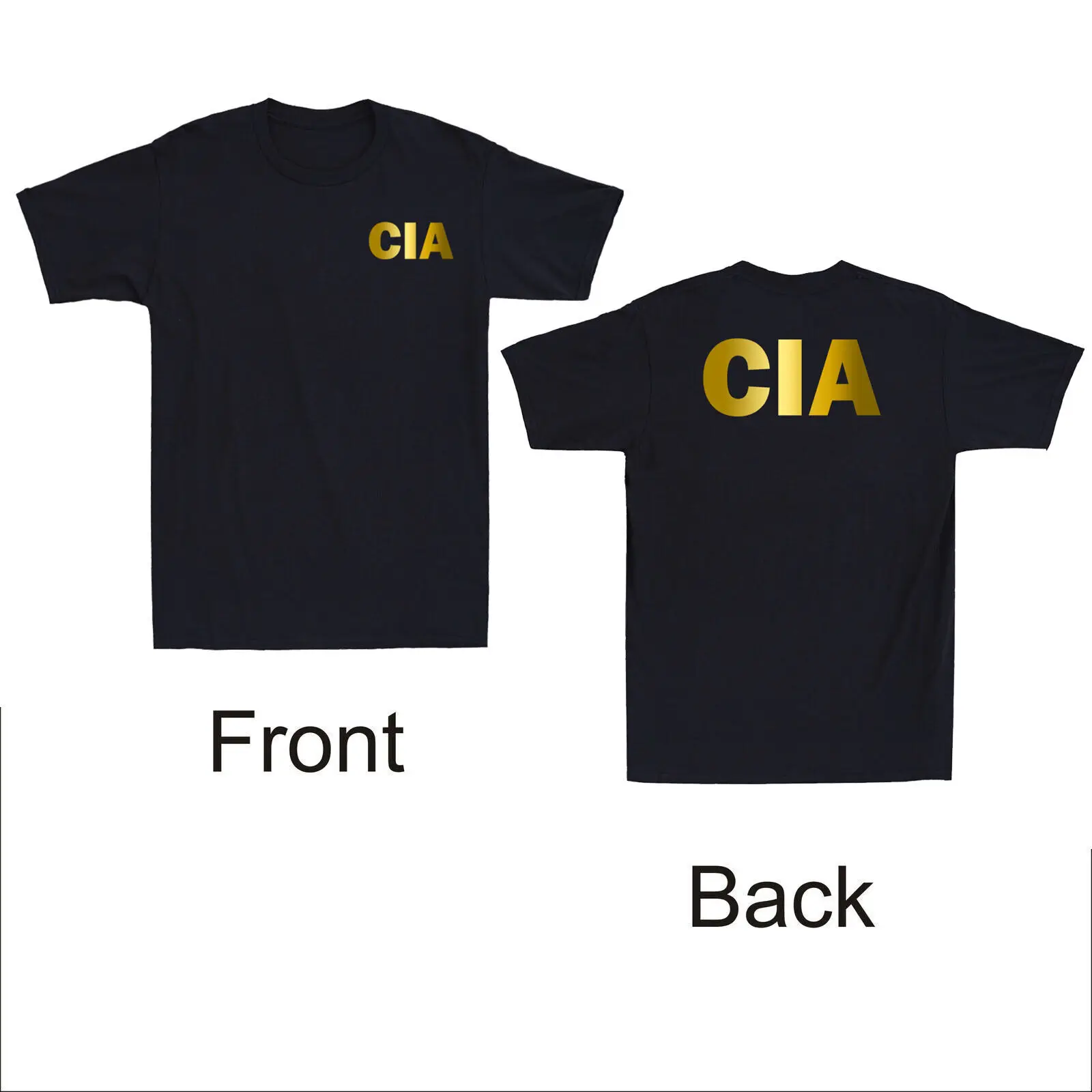 CIA Central Intelligence Agency  Chest Logo  Agent Cool T-Shirt