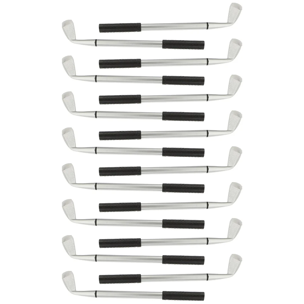 16-teiliger Golf-Kugelschreiber aus Metall, Mini-Kurs-Putter-Stift für Fans, Gedenkset, Schreibtisch, Schreibwaren, Büro, Geschenke, Studentenpreise