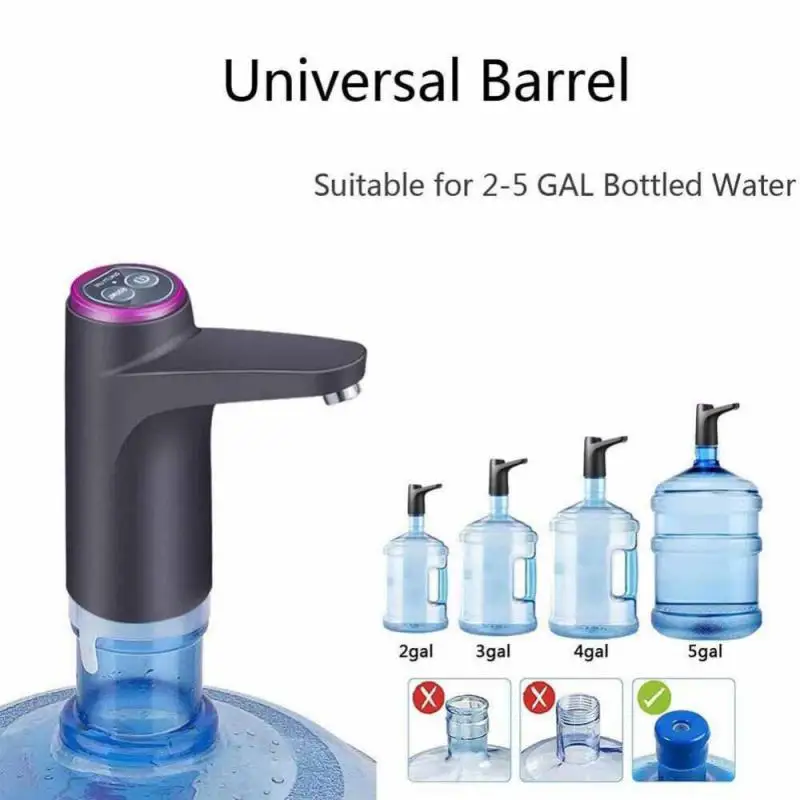 Water Pump Bottle Automatic Electric Water Dispenser Household Gallon Drinking Switch Smart Water Treatment Appliances