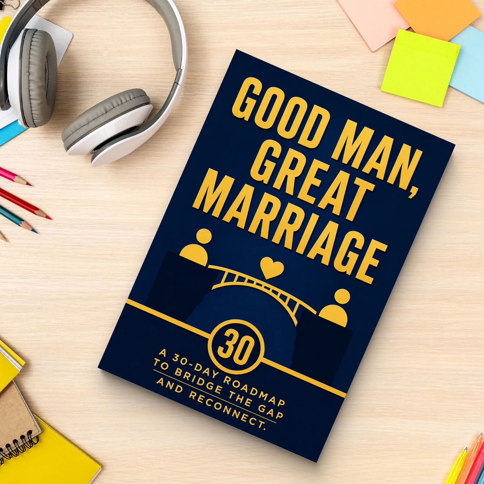 Good Men, Good Marriage, 30-Day Roadmap to Bridge Gaps & Rebuild Connection, Marriage Relationship Self-Help Psychology Book