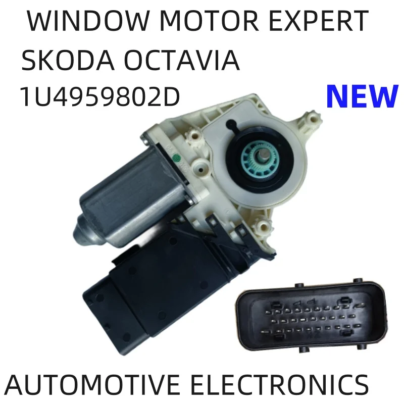 Front left NEW SKODA OCTAVIA WINDOW MOTOR EXPERT 1U4959801D 1U4959802D Front Right  AUTOMOTIVE ELECTRONICS