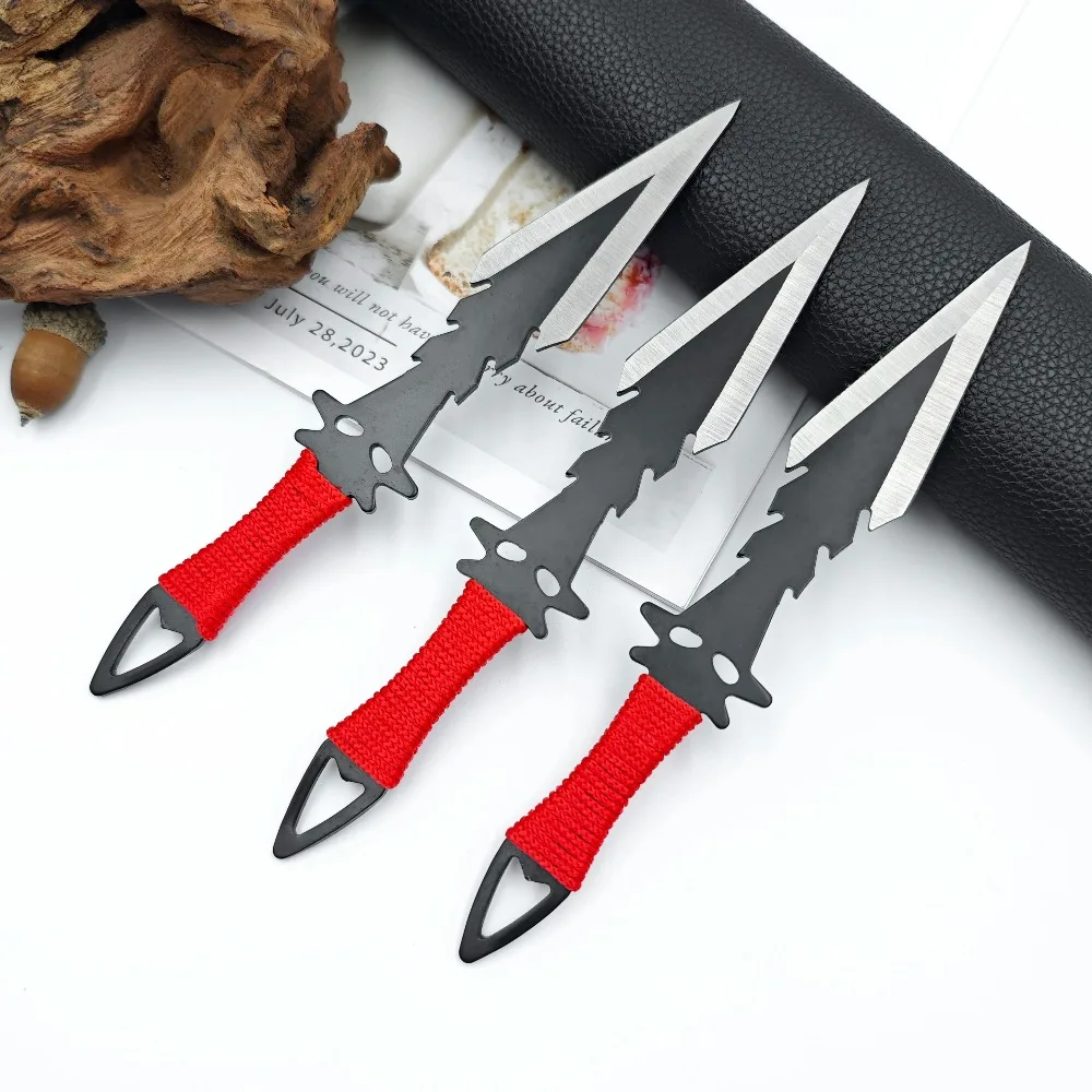Not Sharpened 3Cr13Mov Stainless Steel Fixed Blade Camping Utility Full Tang knife With Sheath Outdoor Decor Collection Tool
