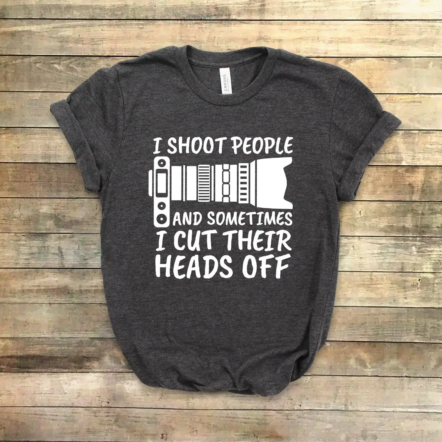 Camera T Shirt I Shoot People Art Love Photography Dslr Photographer Softstyle