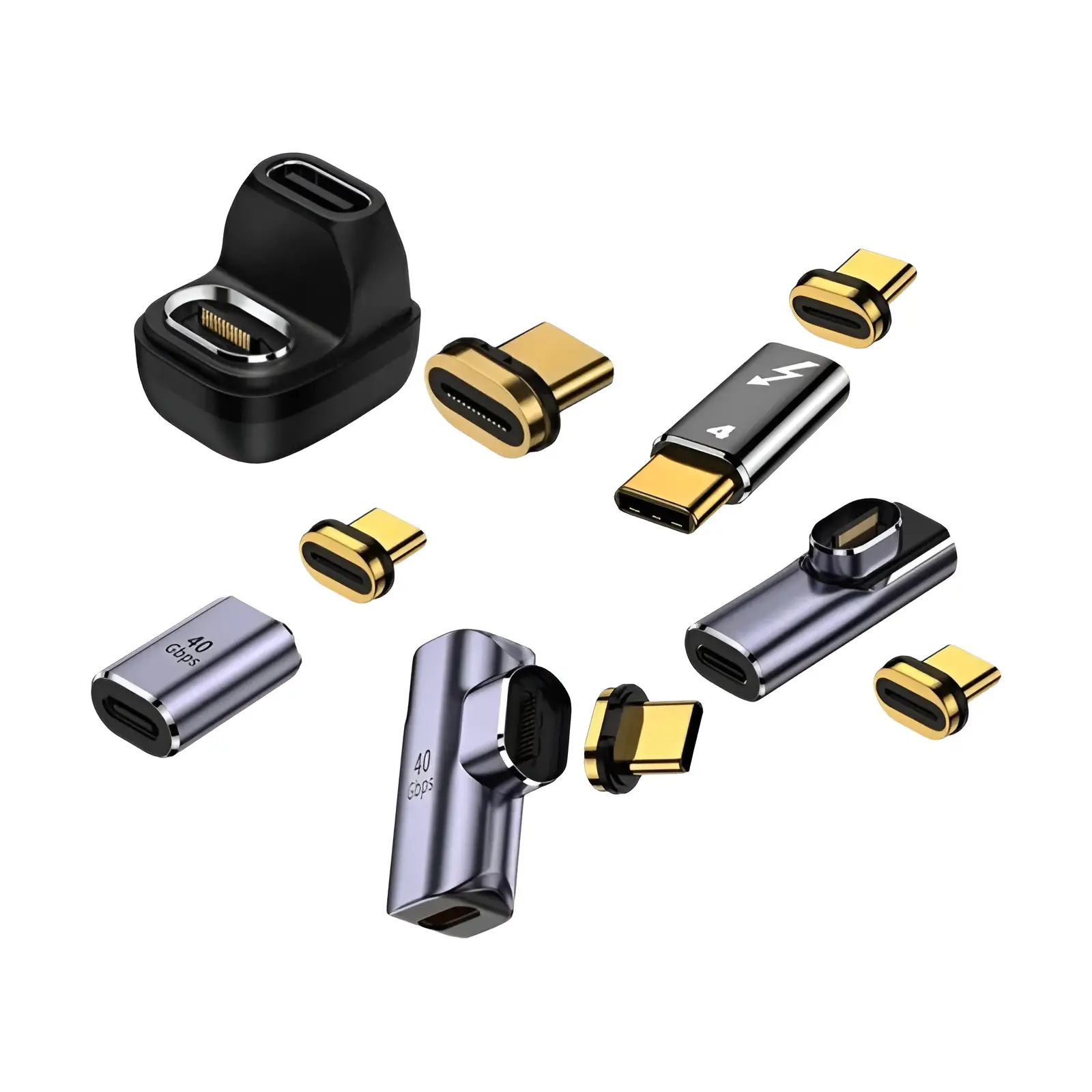 100w tipo c adaptador otg 40gbps magnético rápido transferência de dados tablet usb 4.0 conversor de carregamento para telefone macbook ar pro portátil