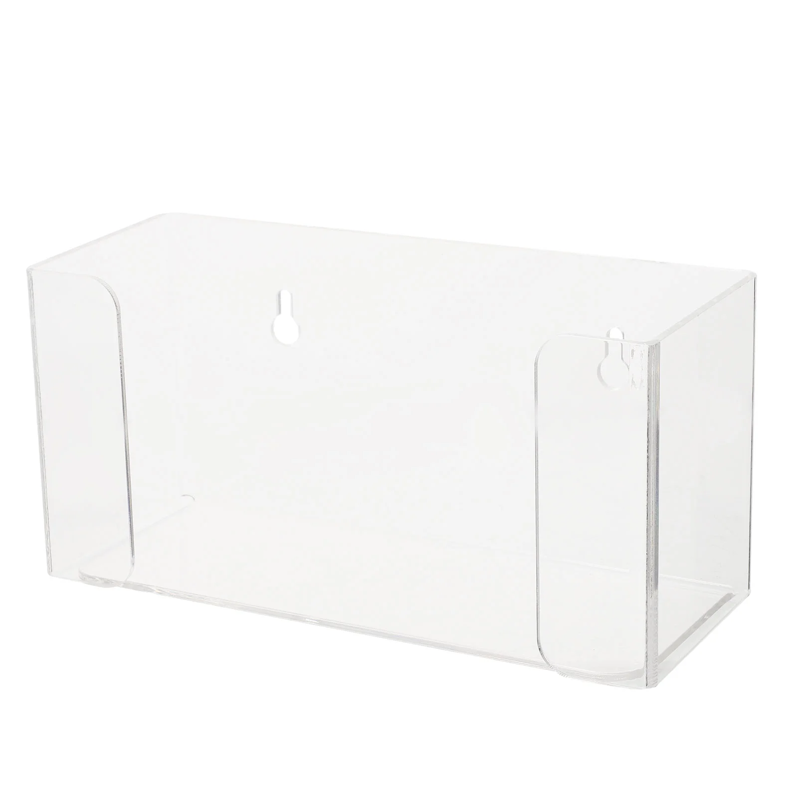 Mask Storage Box Punching Free Holder Face Towel Case Hanging Paper Napkin Wall Tissue Acrylic Gloves Disposable Wet