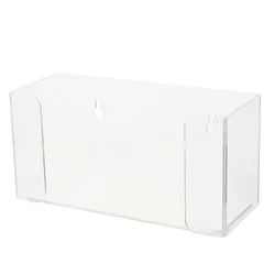 Mask Storage Box Punching Free Holder Face Towel Case Hanging Paper Napkin Wall Tissue Acrylic Gloves Disposable Wet