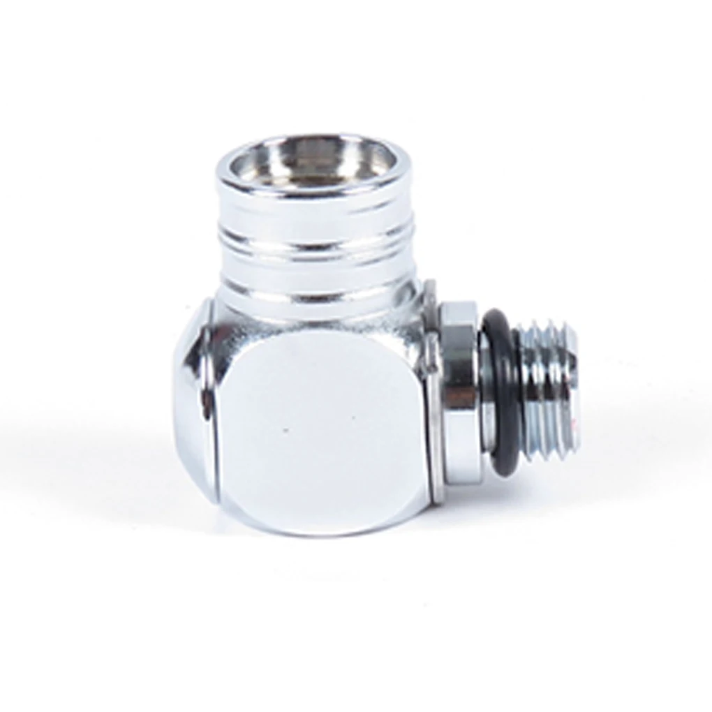 360 ° Conector Giratório Rotativo para Regulador de Mergulho, Adaptador de Porta LP HP à Prova d'Água para Conexão de Mangueira de Mergulho de Baixa e Alta Pressão