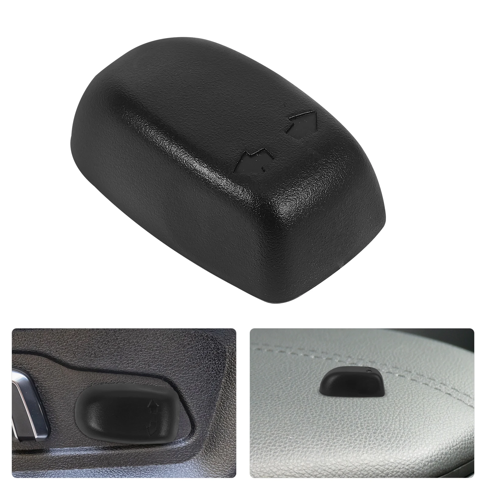 

Durable Plastic Car Adjustment Button Switch Button Wet Environments Interior Adjust Trim Auto Seat Adjustment Knob Switch Right