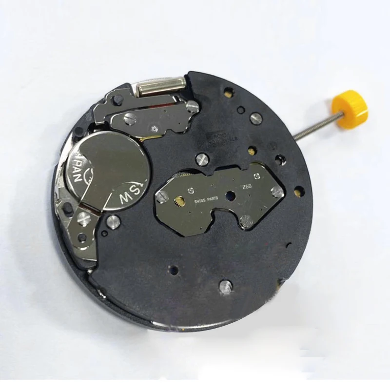【Hot】Quartz Movement Watch Date at 4 O'clock 6 Hands Movement with Battery For RONDA Z60 Wristwatch Movement Repair Replace