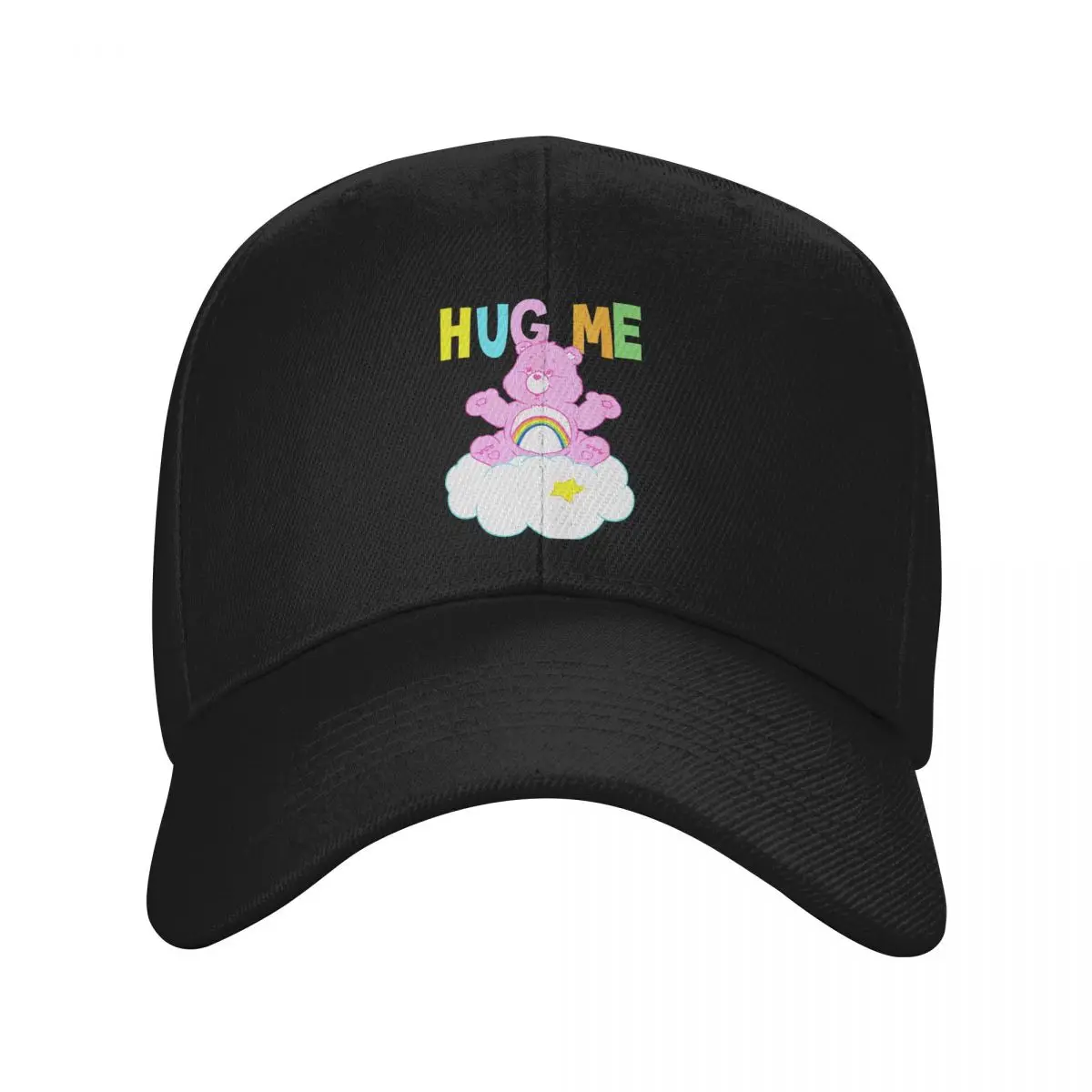 Care Bears Hug Me Baseball Caps Adult Fashion Sun Caps Hats Adjustable Polyester Trucker Cap Washable Caps