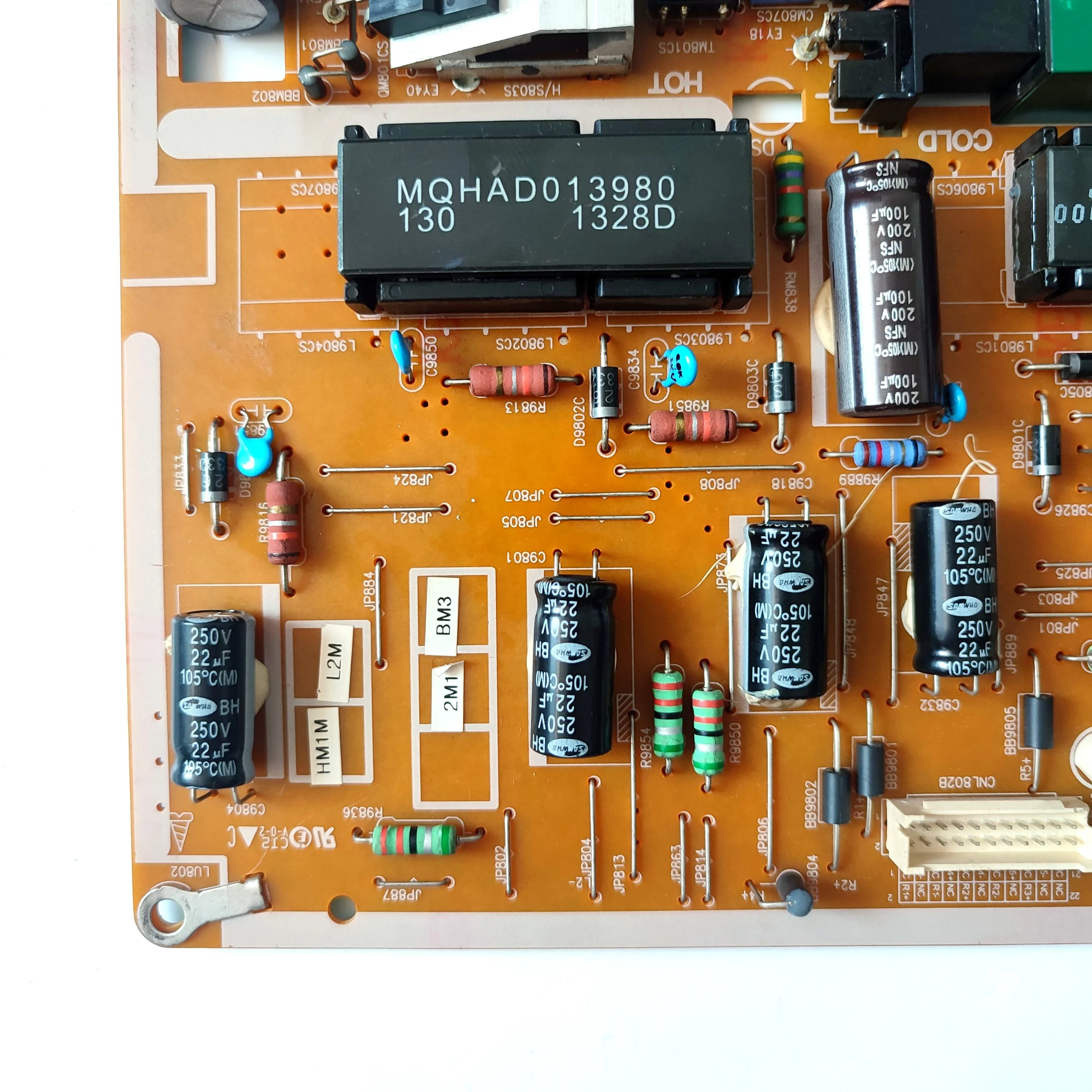 BN44-00633B L55F2P_DDY مصدر الطاقة/لوحة LED لأجزاء التلفزيون UA55F7500BMPXD UA55F7500BMXHC UA55F7500BMXRD UA55F7500BMXSQ 55 بوصة