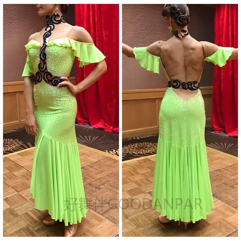 

ballroom dance competition dress Standard Dance Dress Costume ballroom dancing dresses balroom dancewear American smooth