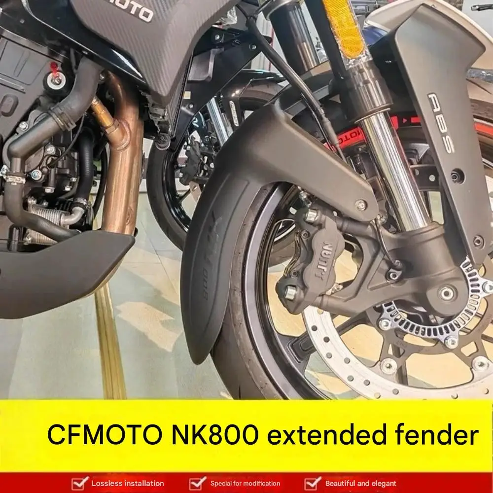 For CFMOTO 800 NK Extended front fender water guard mudguard 450NK fender attachment for cf moto nk 800 450 Nk