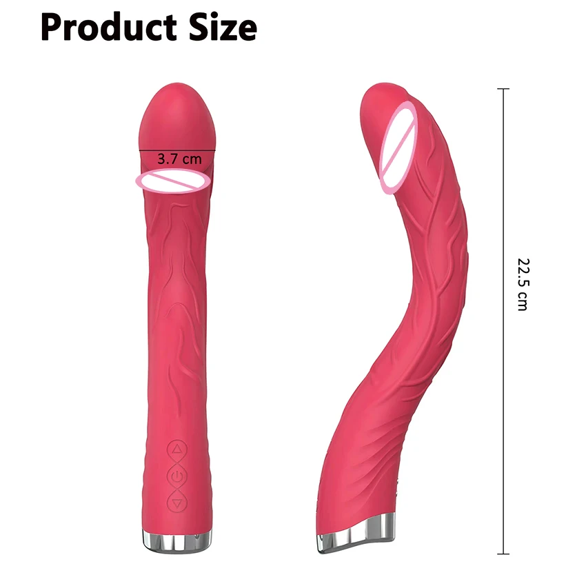 Long Vibrator Dildo Sex Toys For Women Powerful Vibro Magic Wand Clitoris And G Spot Stimulator Female Masturbation Adult Goods