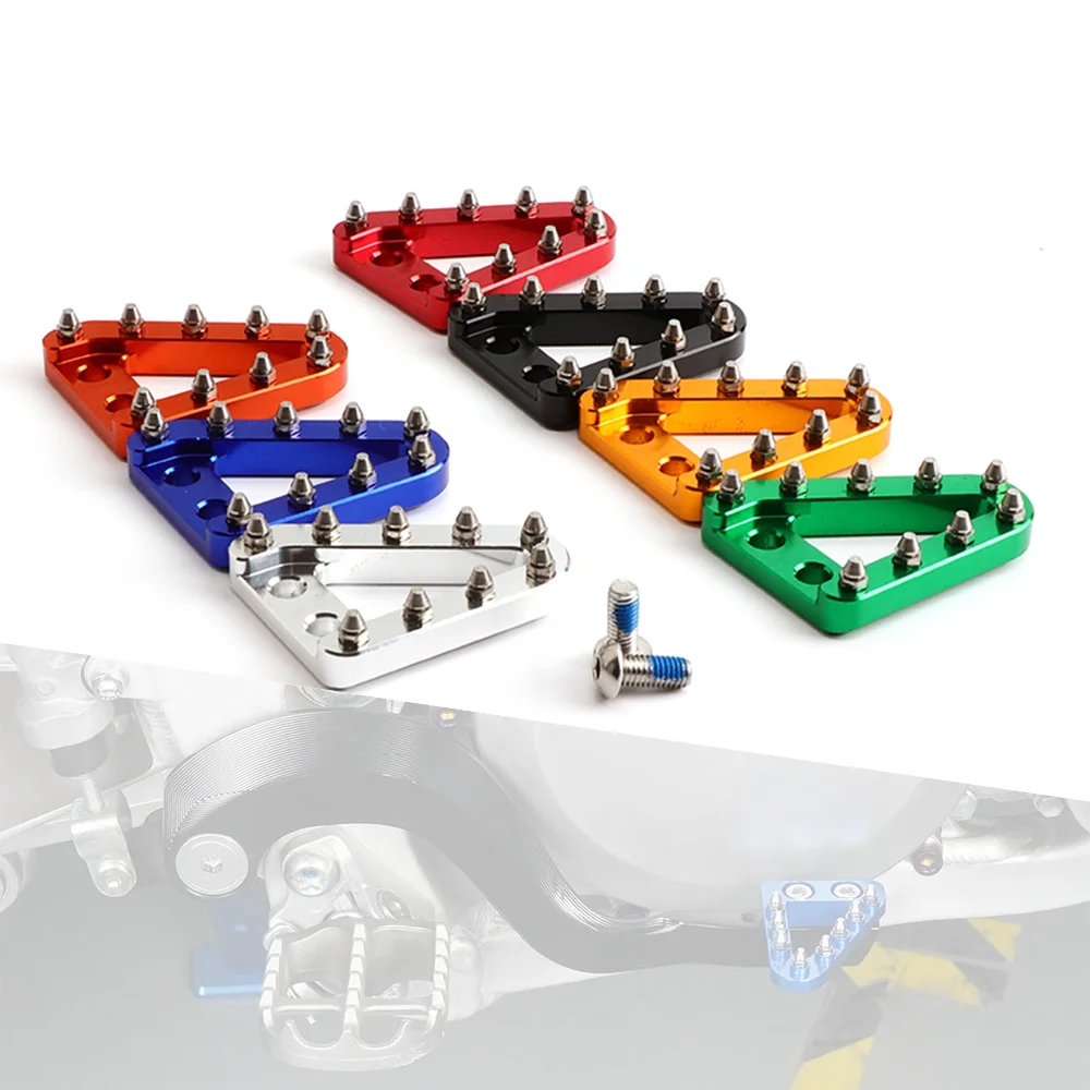 

Motorcycle CNC Rear Brake Pedal Step Plate Tip For KTM EXC XC XCW EXCF 125-530 Husqvarna TC TE FE 2008- 2016 MX Motocross Access
