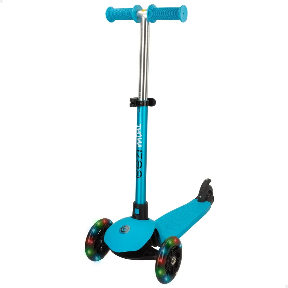 3 Wheel blue scooter c/lights and detachable handlebar EEZI