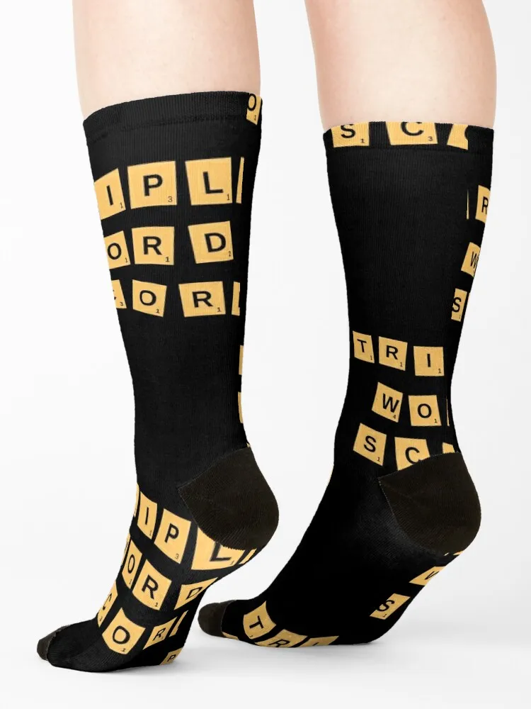 Triple word score - Scrabble design Socks heated aesthetic Sports Argentina Socks Girl Men's