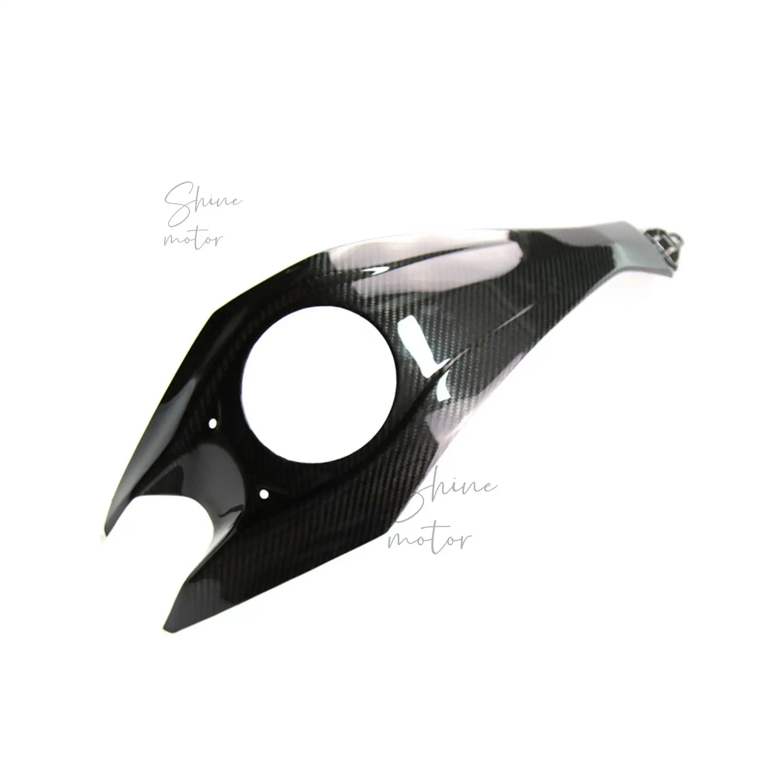 

for Kawasaki Z1000 2014 2015 2016 2017 2018 Black Pre-Preg 3K Twill Real Carbon Tank Cover Long Cowling Panel Fairing