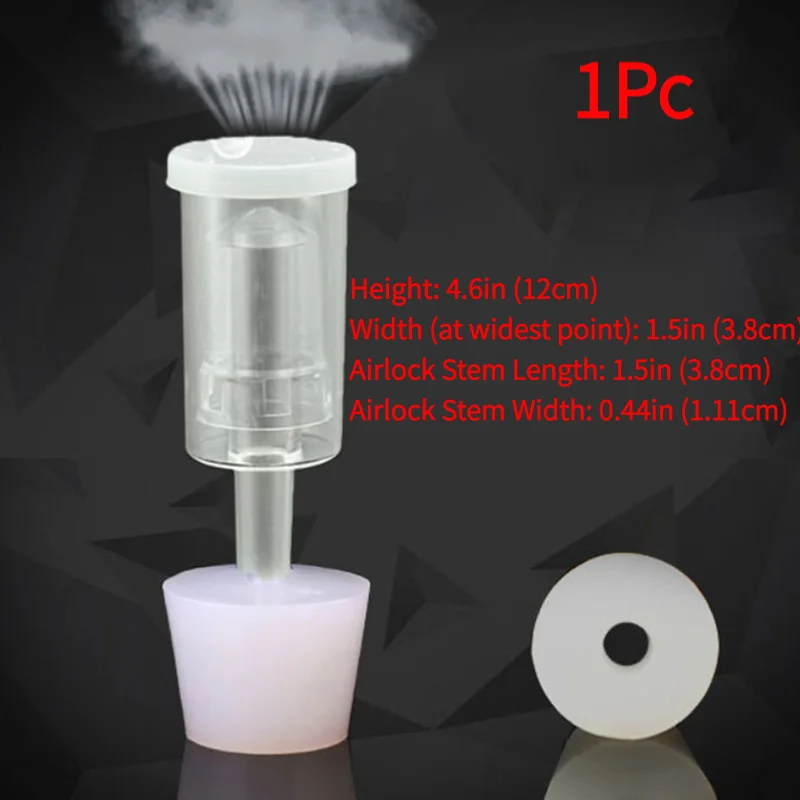 1Pc One-Way Air Lock Beer Making Brewing Barrel Exhaust Valve Fermentation Airlock Plastic Air Lock Wine Making‘